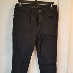 Black high rise skinny Jean's